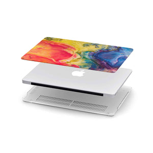 Multi-Colored Water Effect MacBook Case